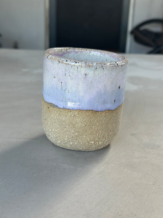 Pink/purple ceramic mug